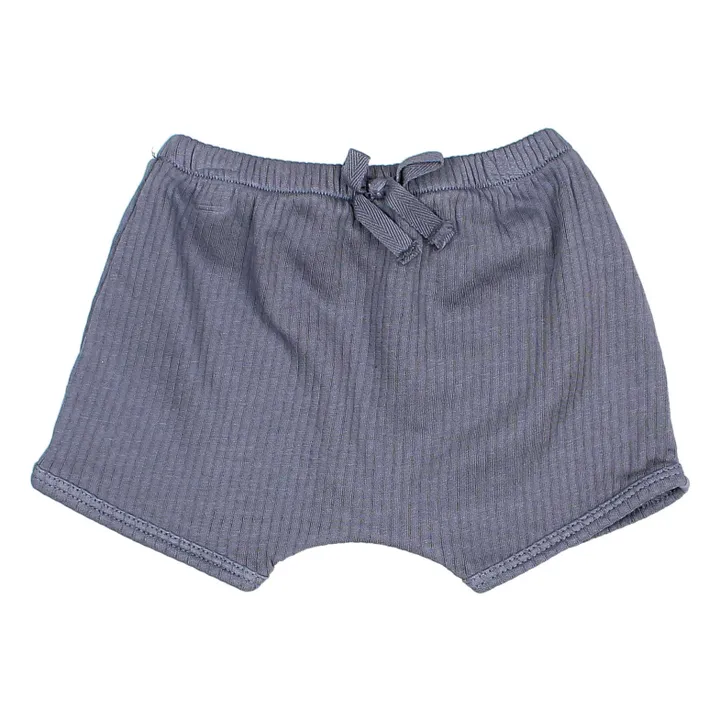 Búho Short Jersey Côtelé | Bleu marine