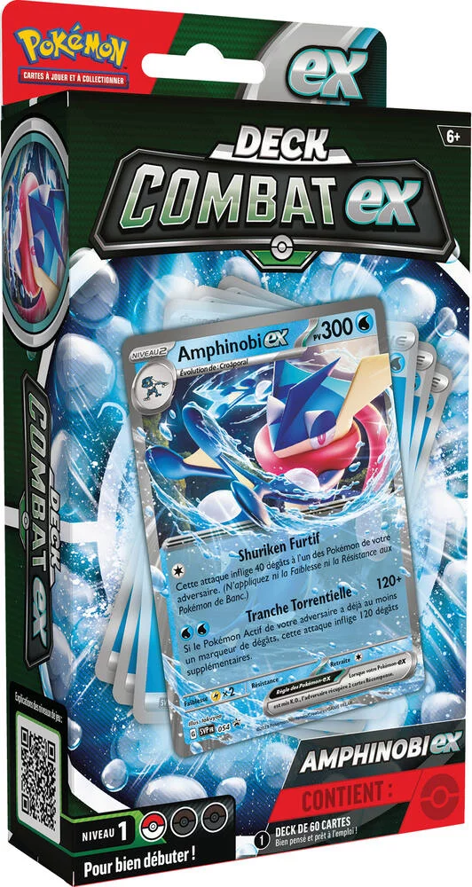 POKEMON - DECK COMBAT EX - AMPHINOBI EX OU KANGOUREX EX