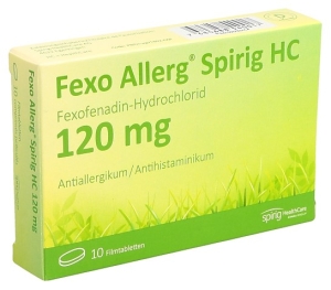 FEXO Allerg Spirig HC Filmtabletten, 120 mg, 10 Stück
