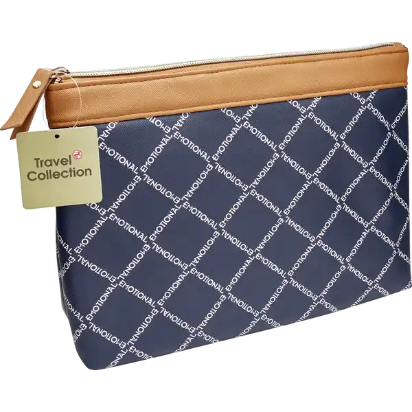 Damen Kulturtasche dunkelblau