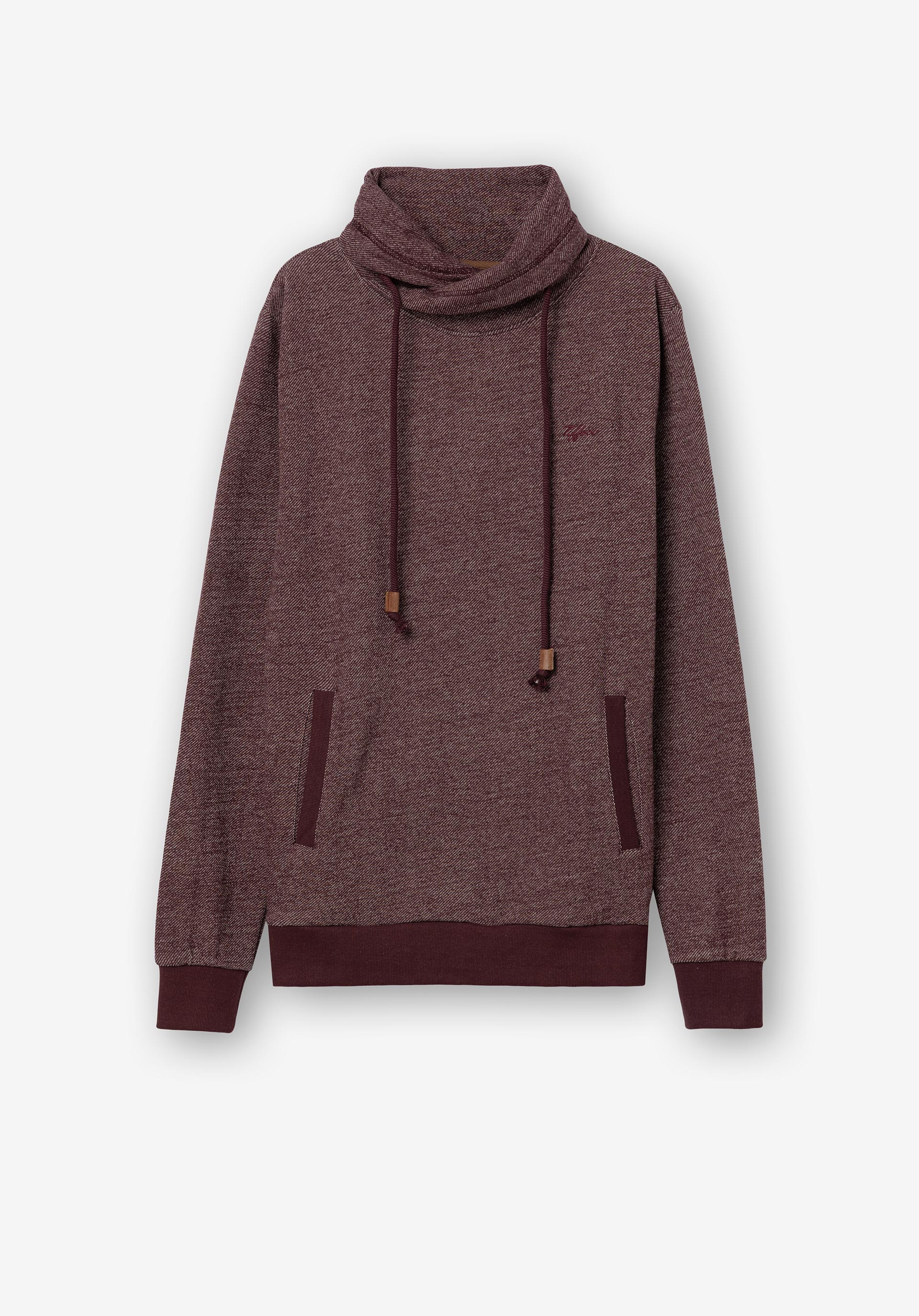 Sweatshirt com Decote Envolvente
