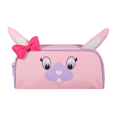 Trousse rectangulaire Kids - 1 compartiment - rose - Bagtrotter