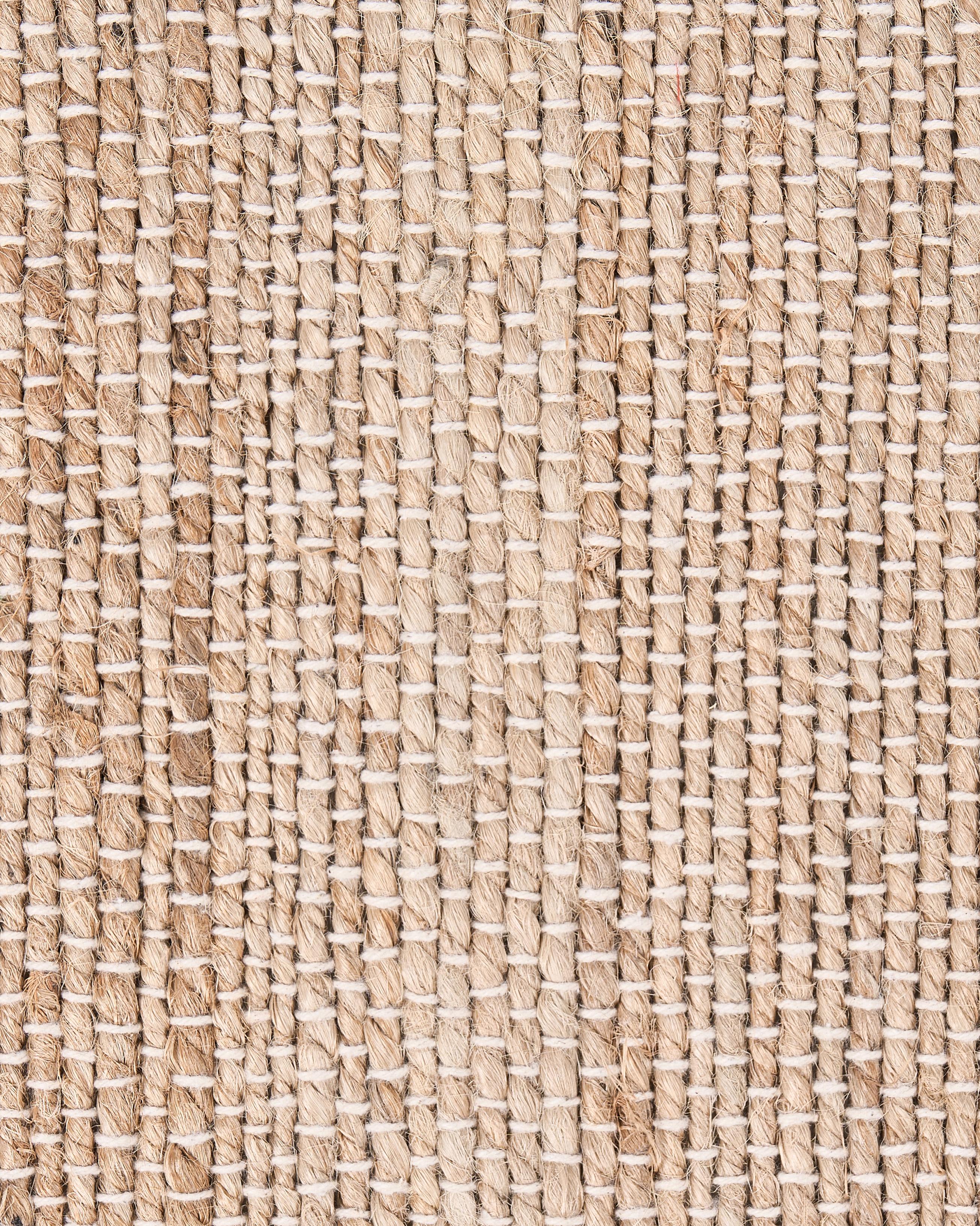 Vloerkleed AMRAVATI Beige/groen 80 x 300 cm Jute