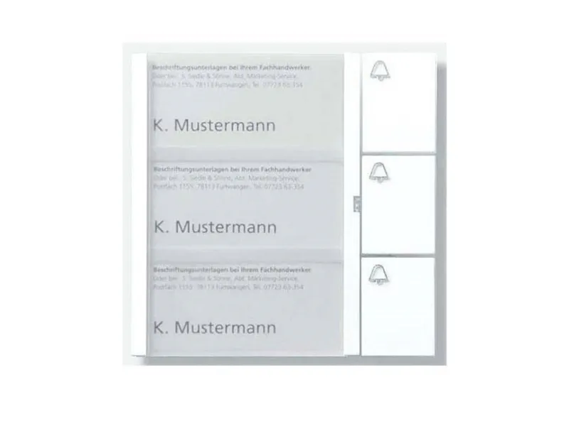 Siedle BTM650-03 - Metallic - Sølv - 2,4 cm - 3,2 cm - -20 - 55 °C ( 200035739-00 )