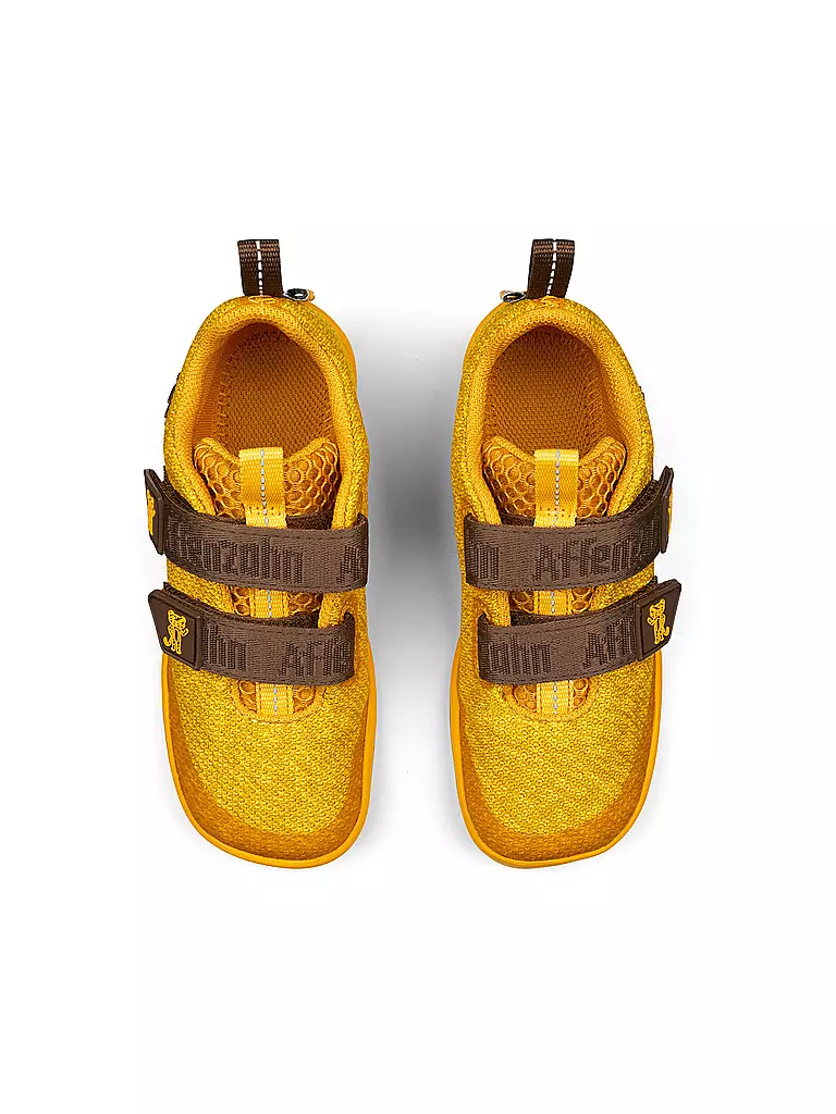 AFFENZAHN Kinder Barfußschuhe KNIT HAPPY Tiger gelb