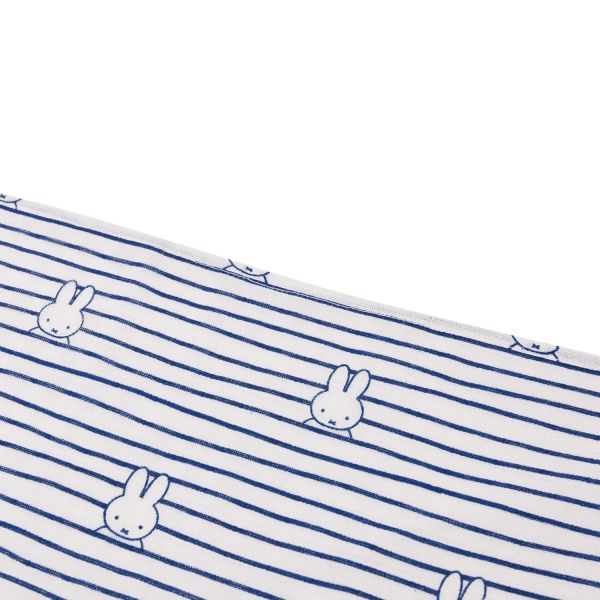 Jollein Miffy Hydrofiel Doek - 70 x 70 cm - Stripe Biscuit - 3 Stuks