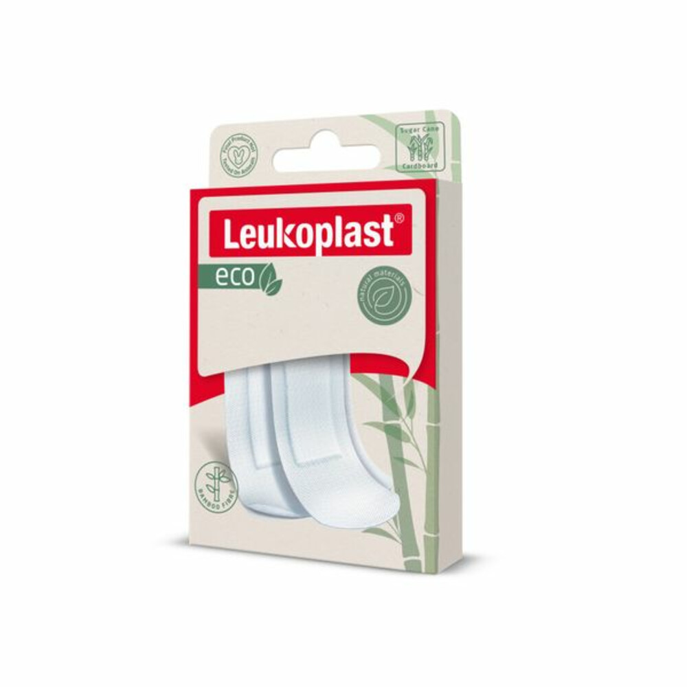 Leukoplast Eco Pleisters 12 x (19x72mm) en 8 x (38x72mm)20 stuks