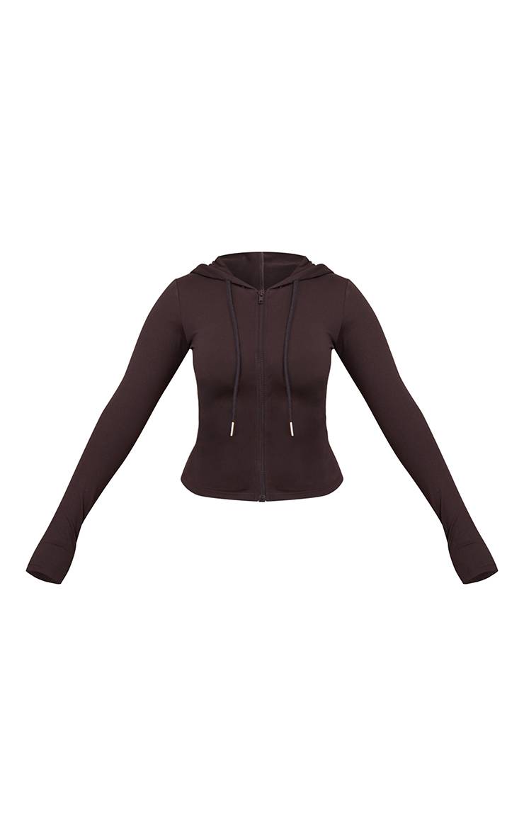 Charbon Sweat À Casynthétiqueche Zippé Sculptant Shape
