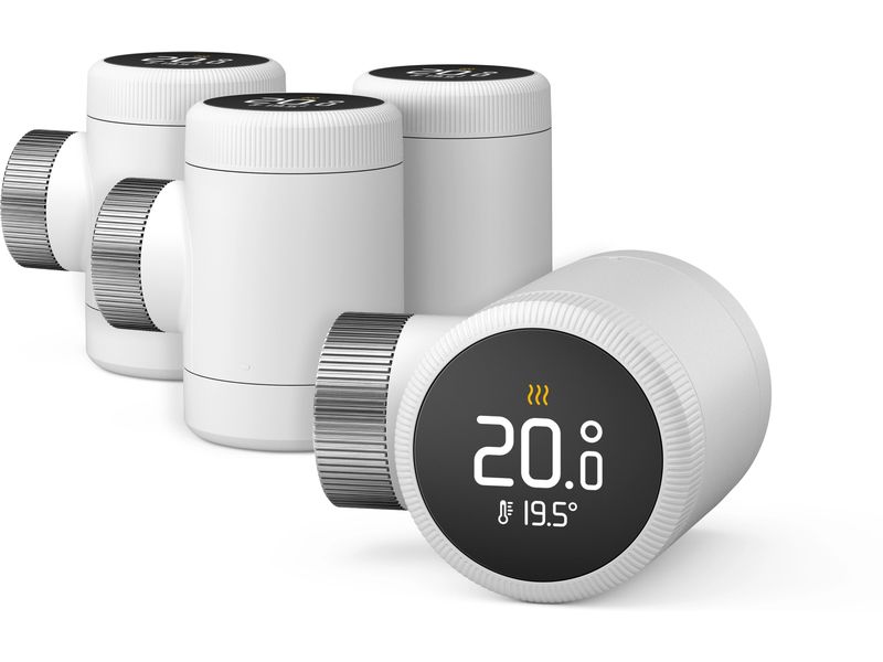 tado° Smarter Thermostat X, 4er Pack Intelligenter Heizkörperthermostat