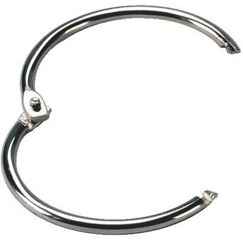 Anneaux articulés en métal - Boîte de 10