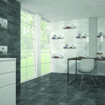 Wandtegel Unika Grafiet 20x60 cm 1,20 m²
