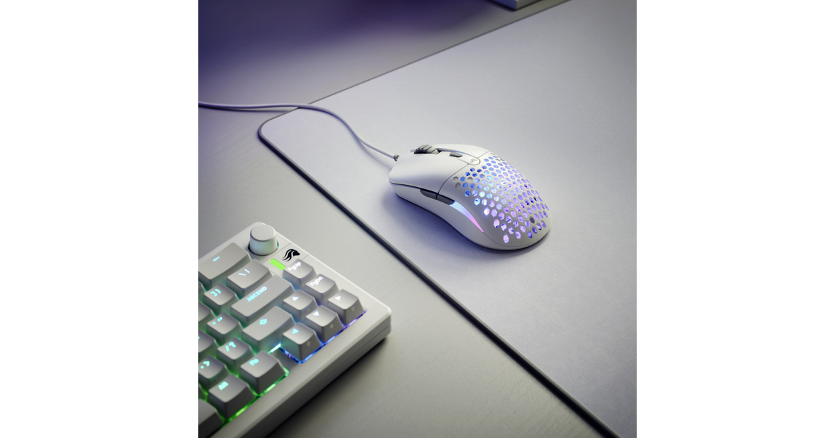 GloriousModel O Eternal gaming muis  (Wit, 100 - 12.000 DPI, RGB)