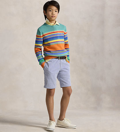Polo Ralph Lauren Shorts - Preppy - Blau/Weiß gestreift