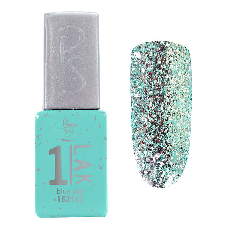 1-LAK vernis semi-permanent 3 en 1 blue sky
