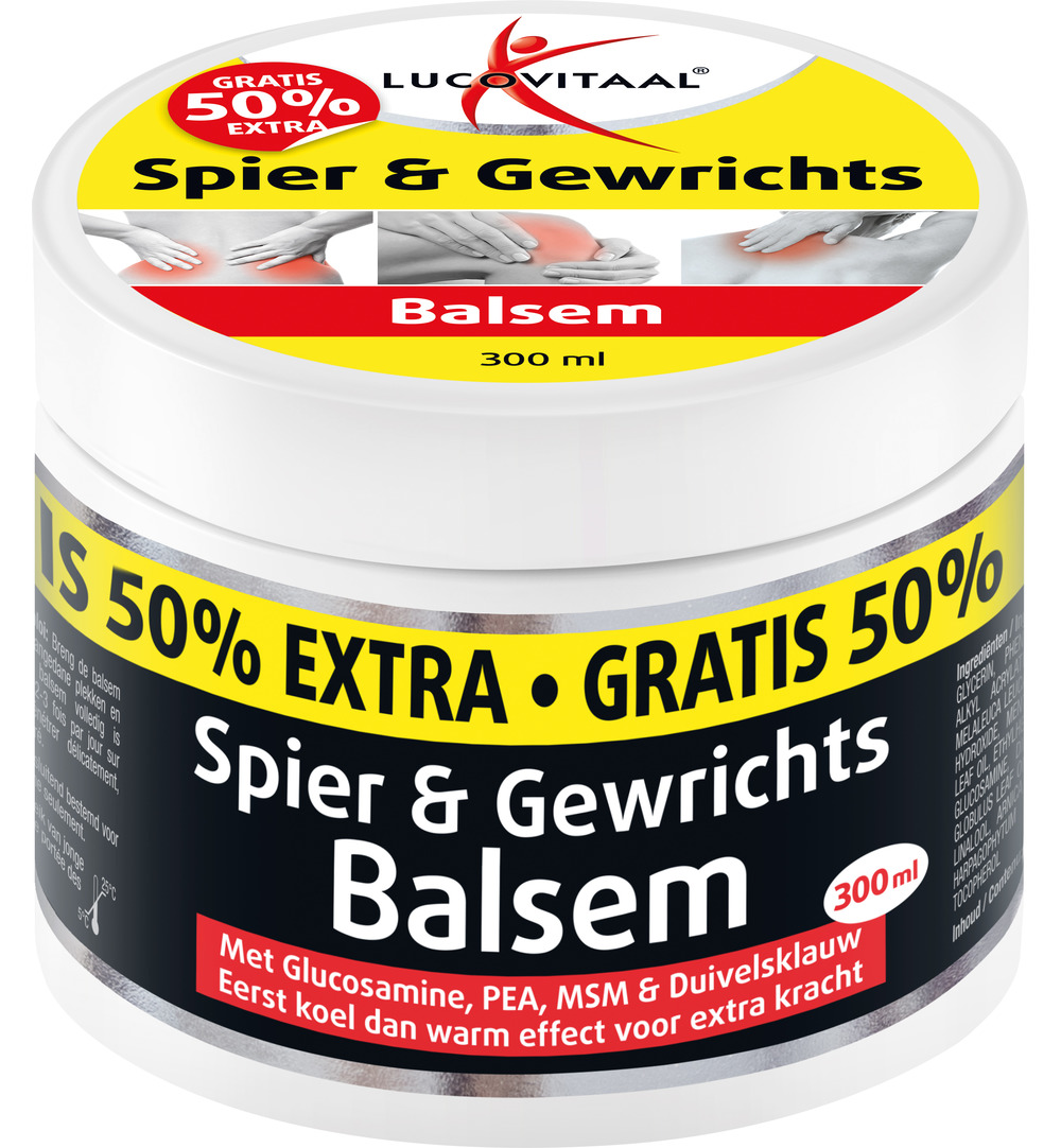Lucovitaal Spier & Gewrichtsbalsem 50% extra (300 ml)