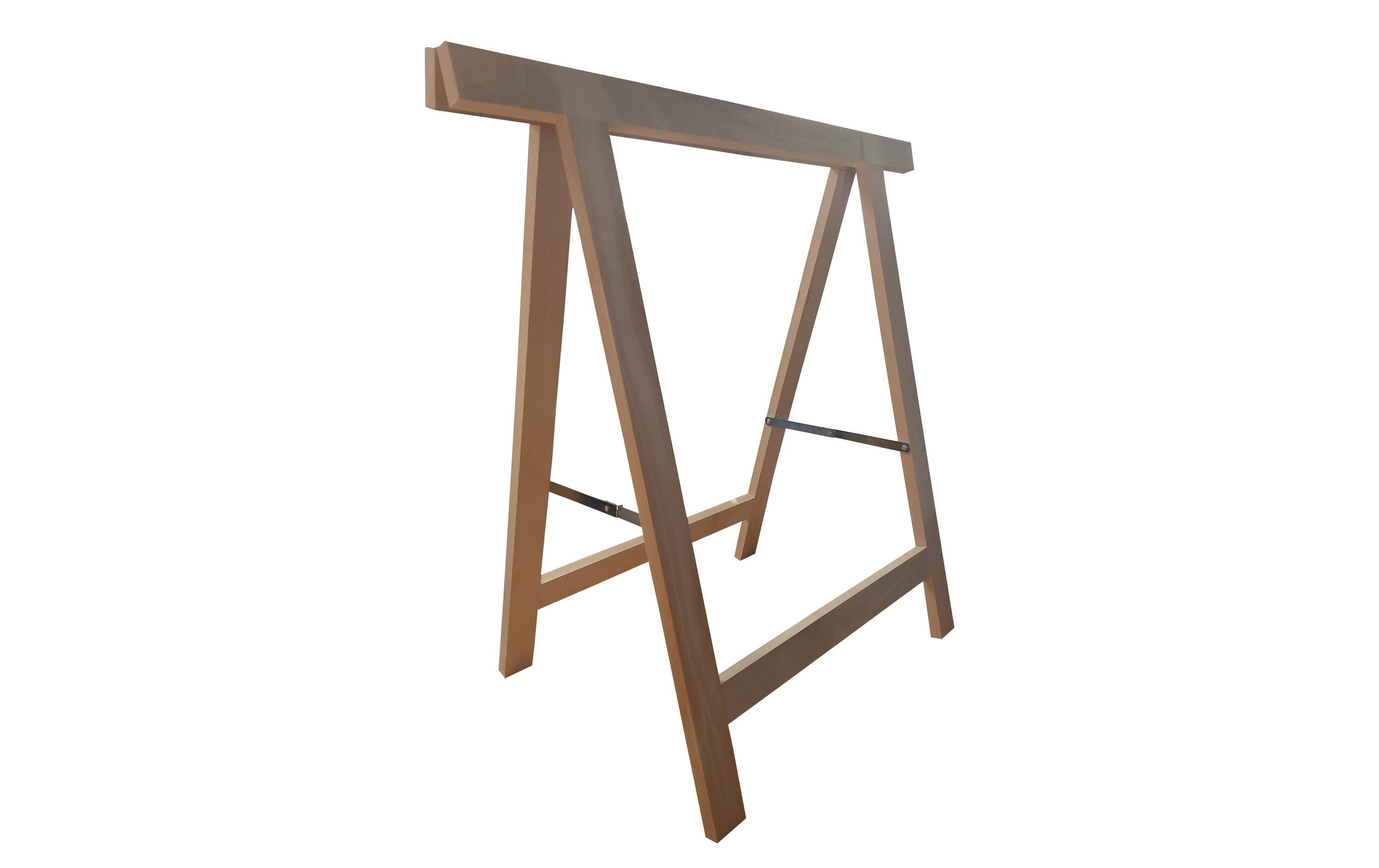 Bockleiter aus Buche 75 x 75 cm, NaturfarbenArbeitsbock
