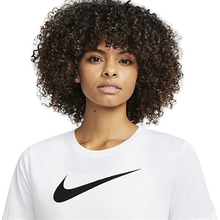 Nike Dri-FIT Swoosh T-shirt Hvid