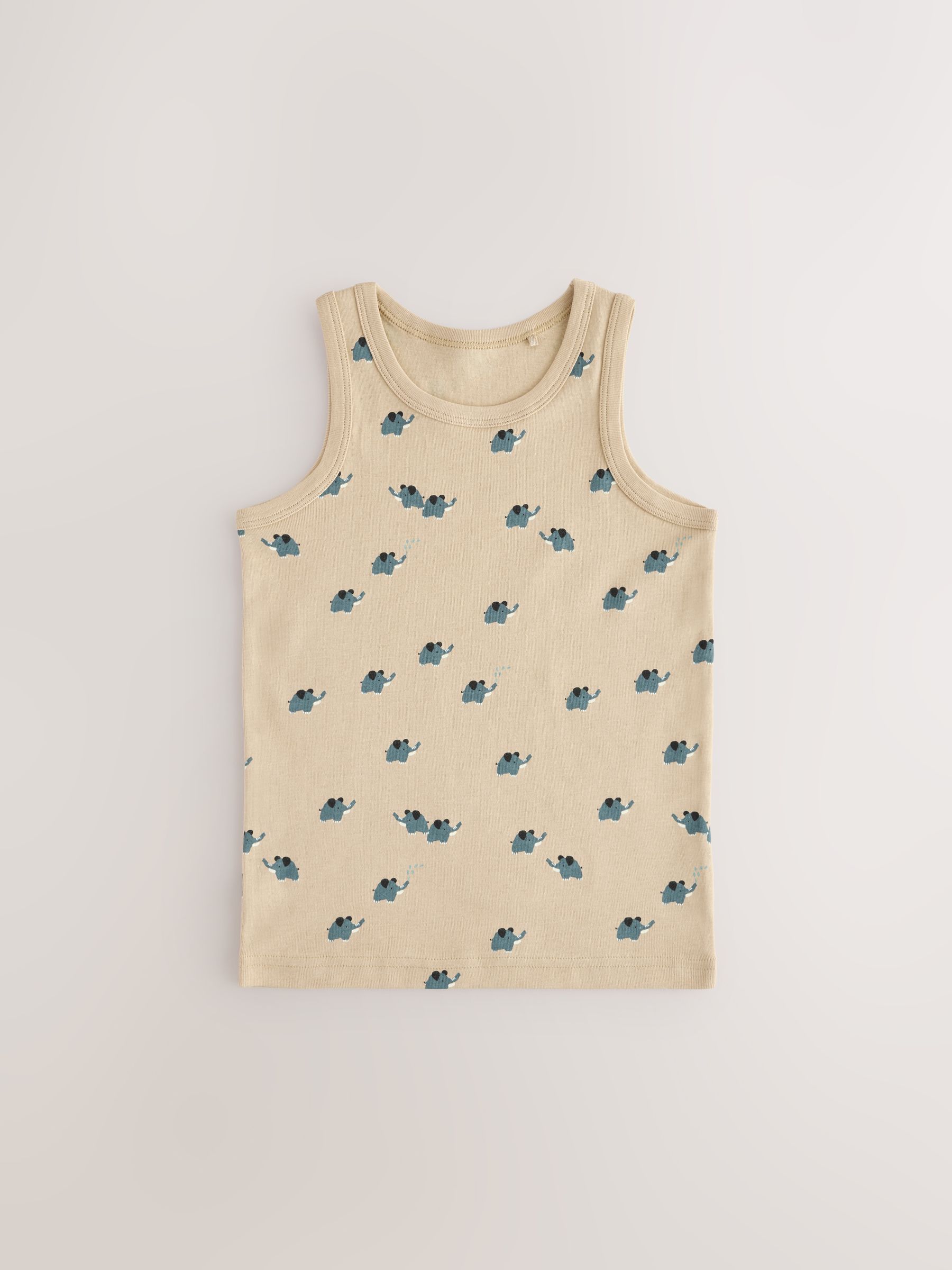 Mini-safariprint - 100% katoenen hemden set van 5 (1.5 - 8 jr)