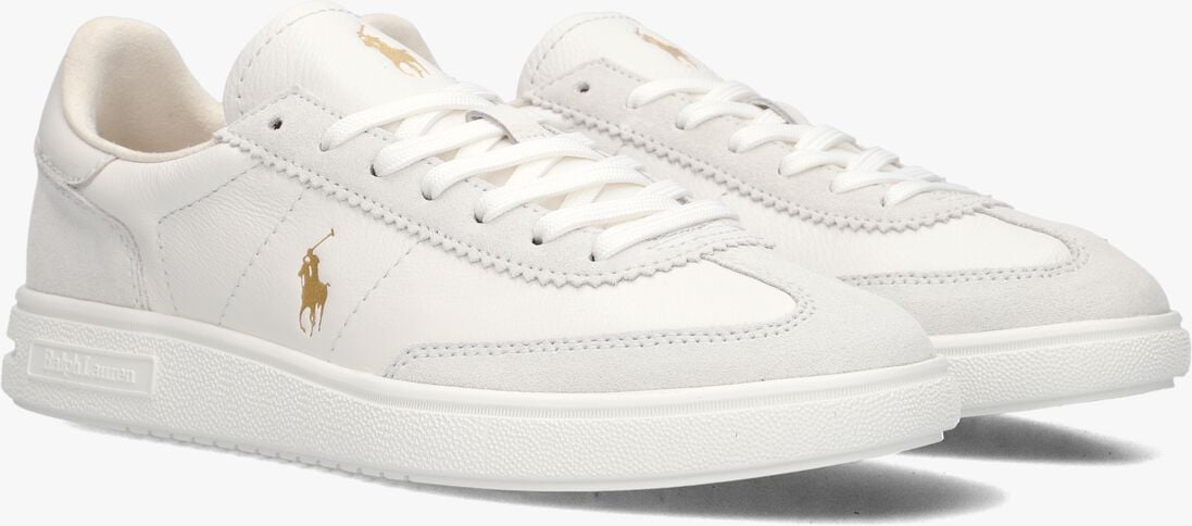 witte polo ralph lauren lage sneakers bedford pp sneakers low top lace d