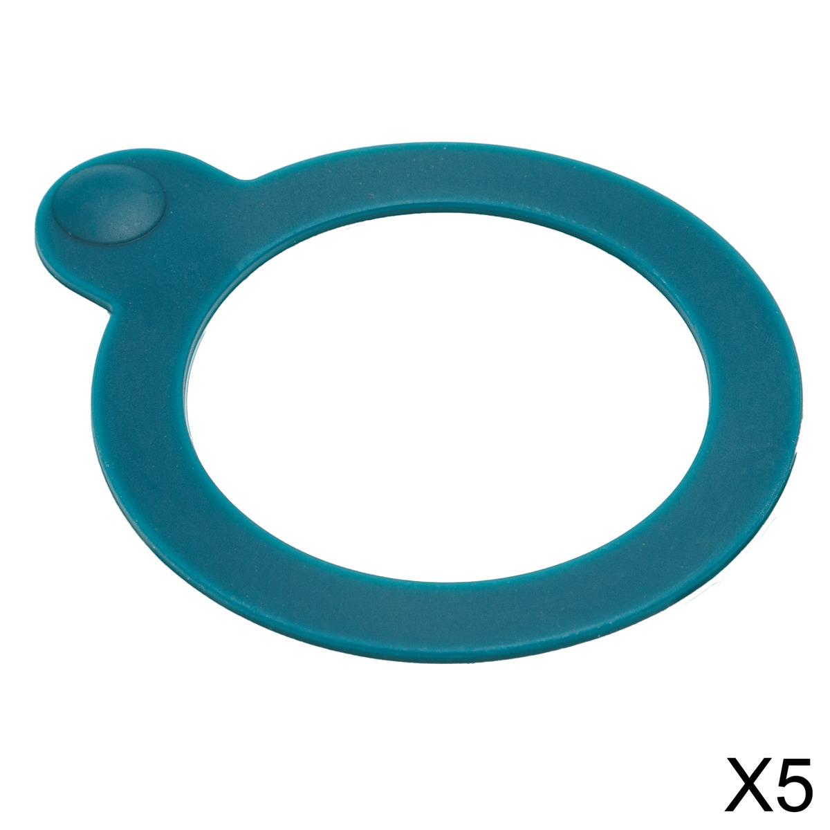 LOT 5 JOINTS JARRO SILICONE TAILLE L
