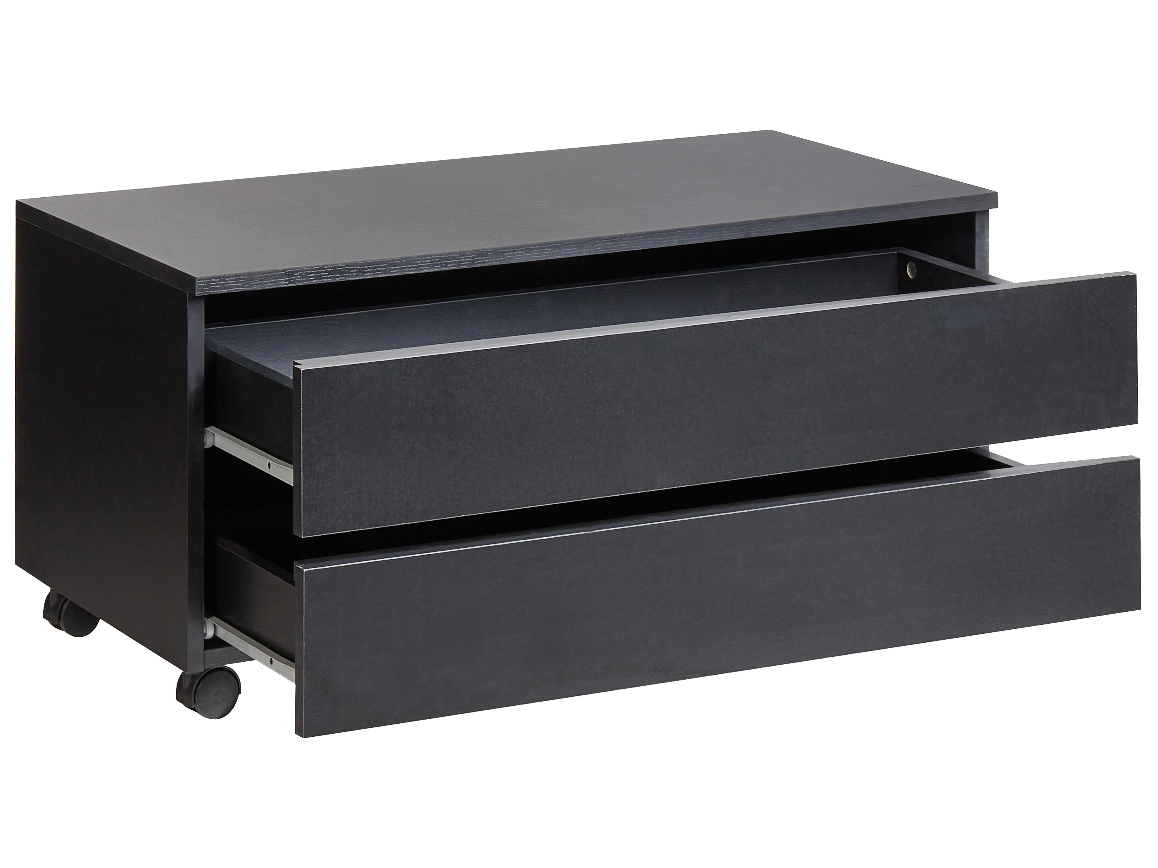 Badkamermeubel TERESINA met wielen 80 cm Zwart