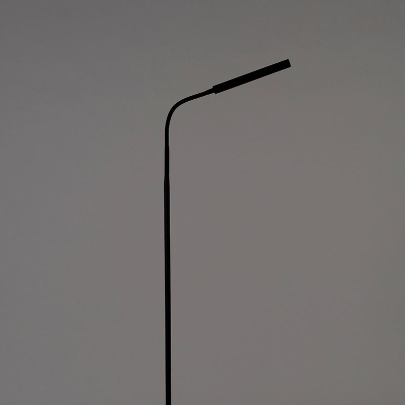 Design vloerlamp zwart incl. LED met touch dimmer - Palka