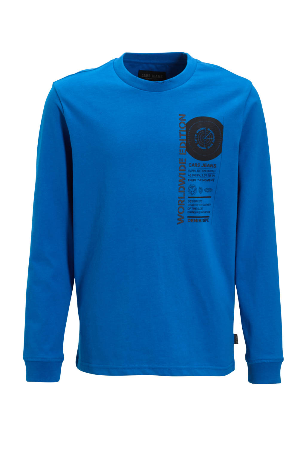 Cars sweater CRETO met backprint kobaltblauw