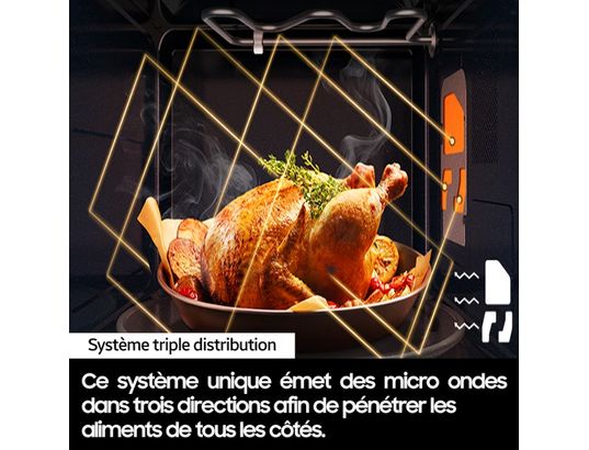 SAMSUNG - Micro ondes Grill MG23K3614AS