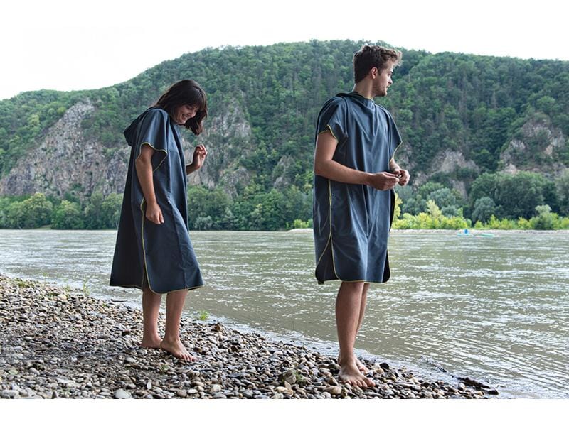 cocoon Strandtuch Beach Towel/Poncho Ultralight, Grau Stranddecke