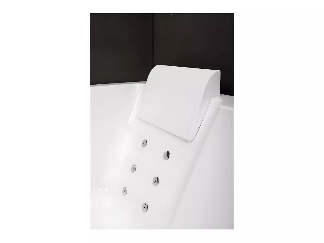 Baignoire balnéo 2 places CETANA DUO Wave L170xl100xH63cm, by SPALINA
