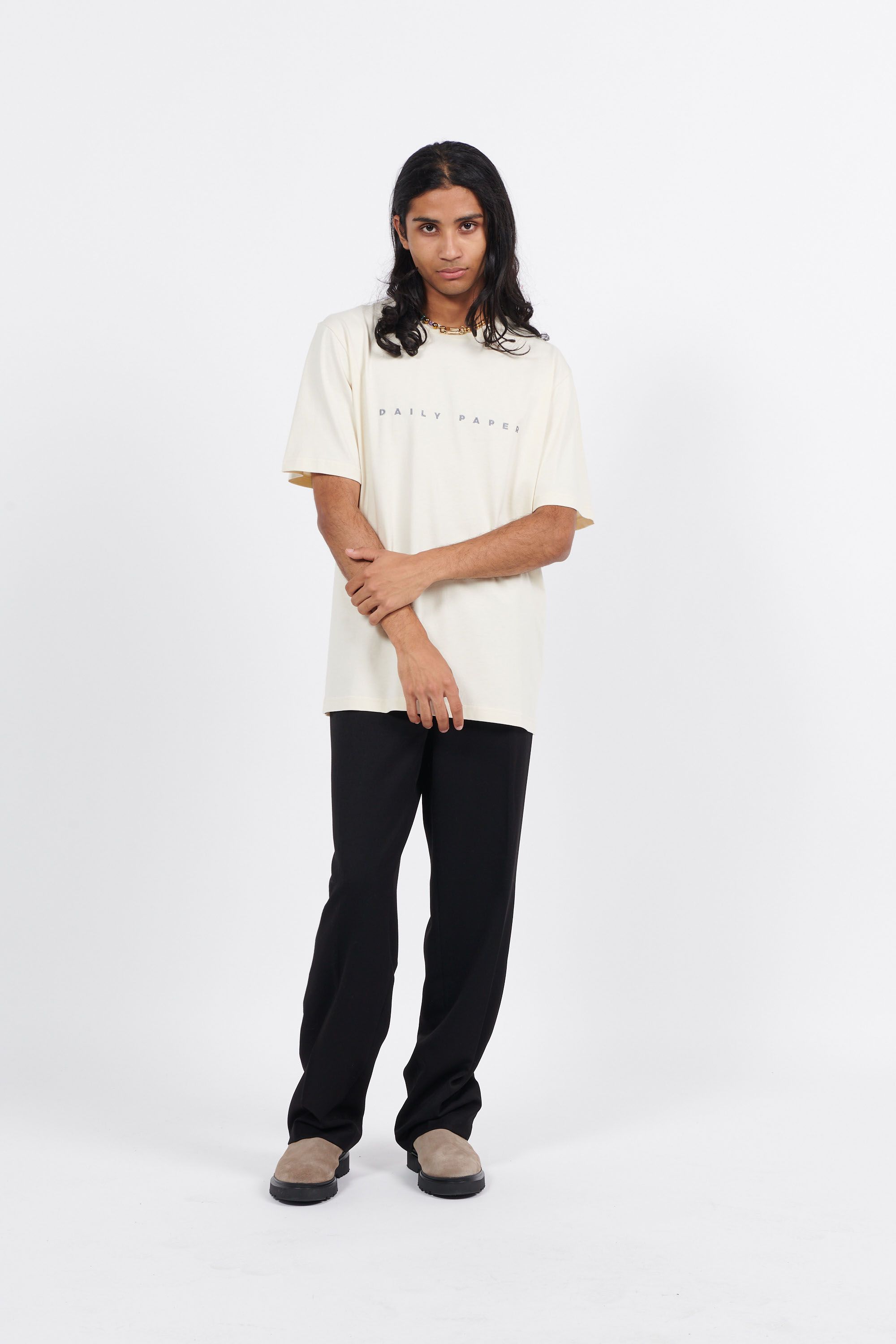 Daily Paper T-shirt  alias tee Beige