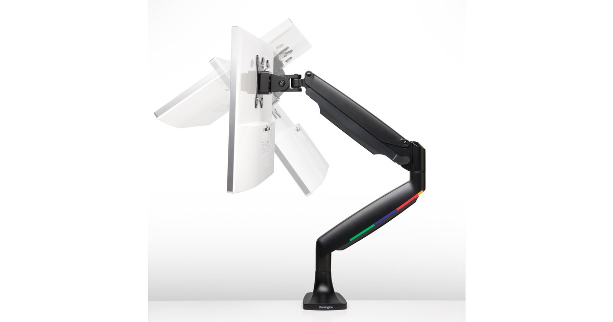 KensingtonSmartFit One-Touch Height Adjustable Single Monitor Arm monitorarm  (Zwart)