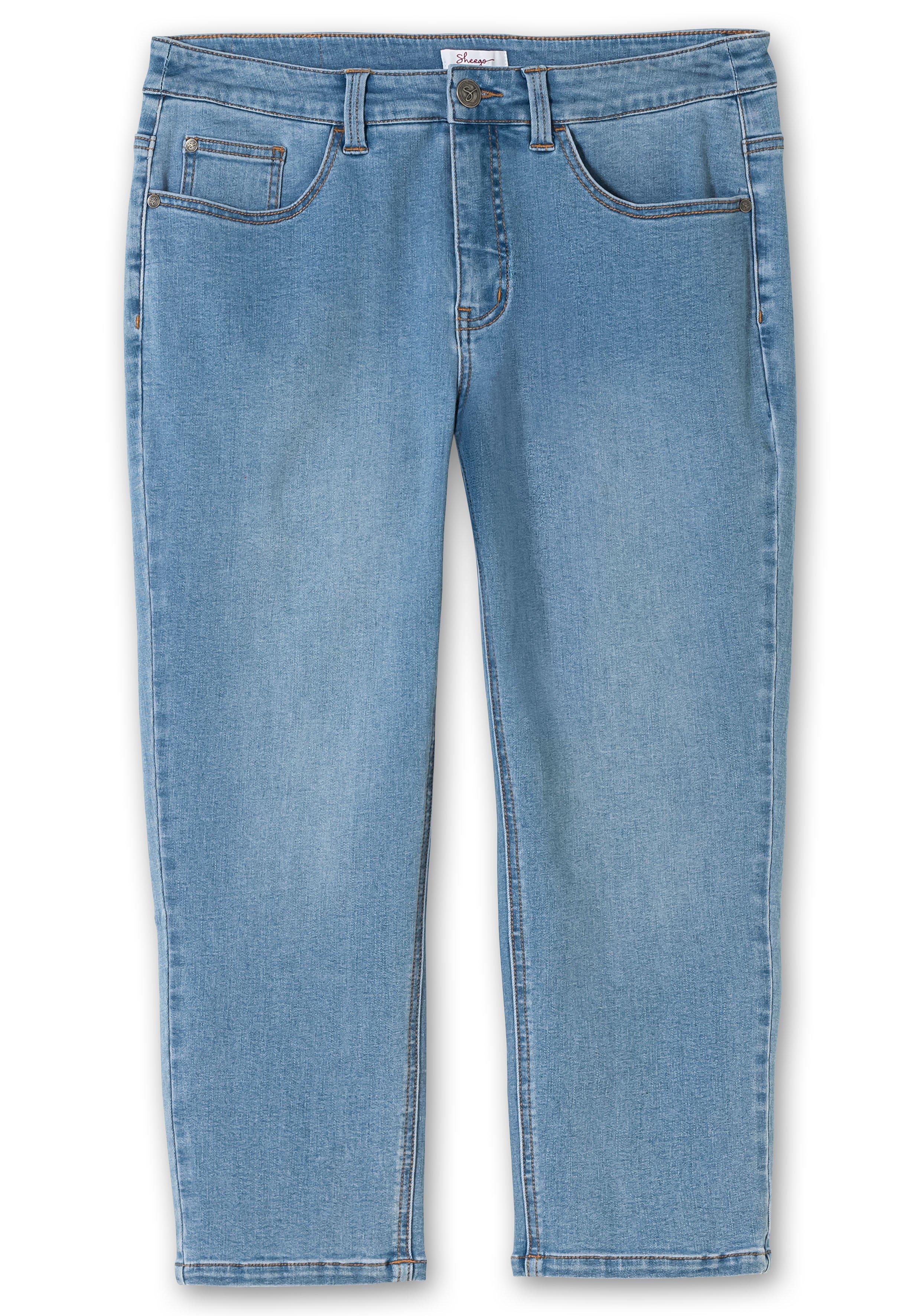 Skinny 7/8-Jeans in Powerstretch-Qualität