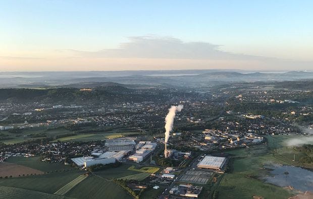 Ballonfahrt über Mandelbachtal in Blieskastel
