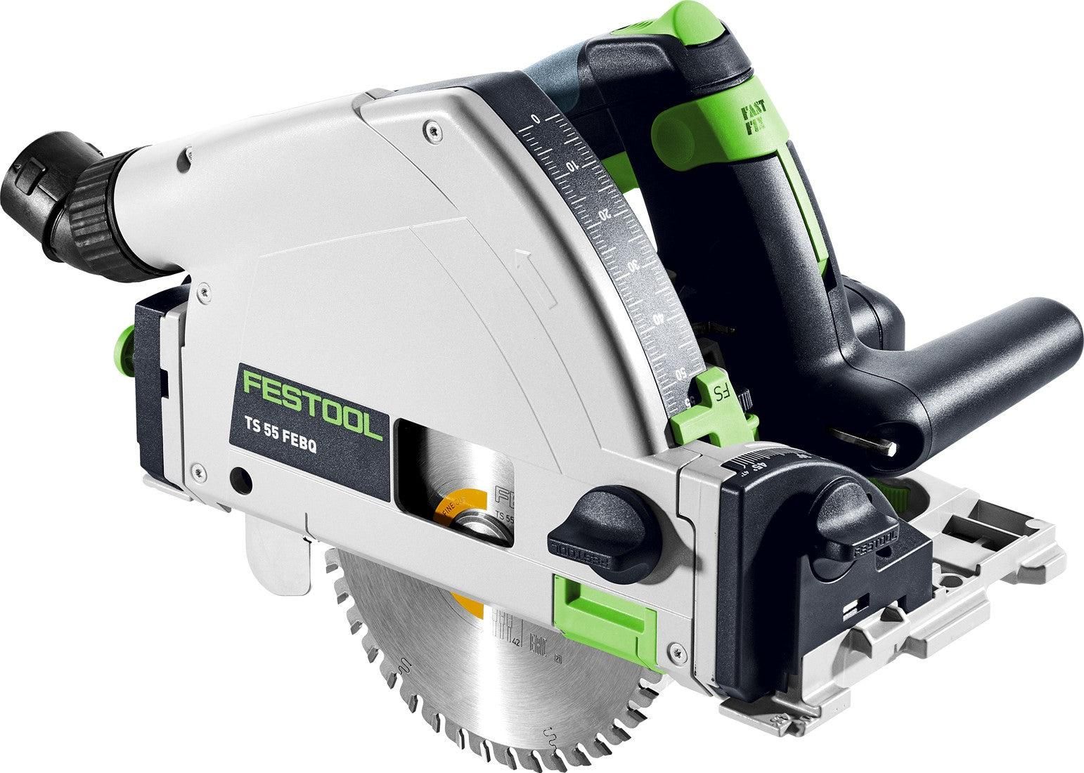 Festool TS 55 FEBQ-Plus-FS Invalzaag in Systainer   FS 1400/2 Geleiderail  - 577010