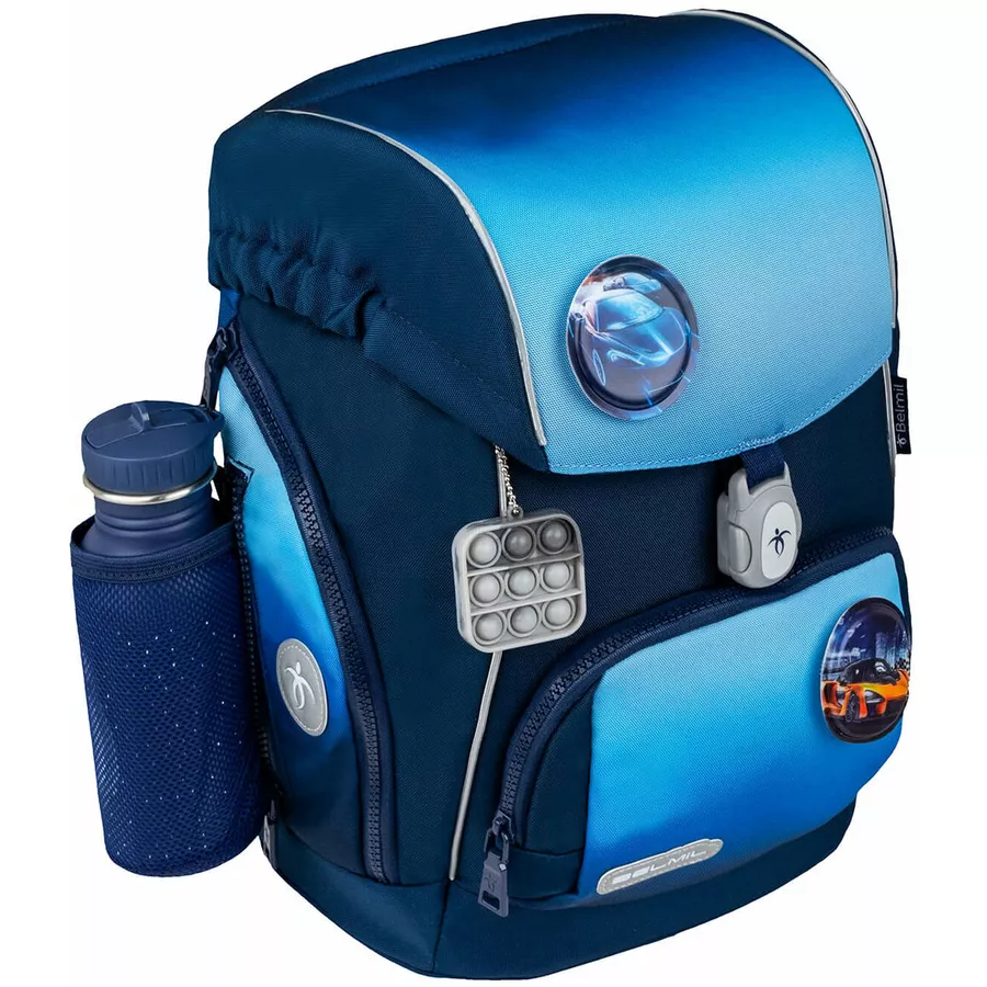 Belmil Schulranzen Premium Comfy Plus Set 5-teilig Blue Navy