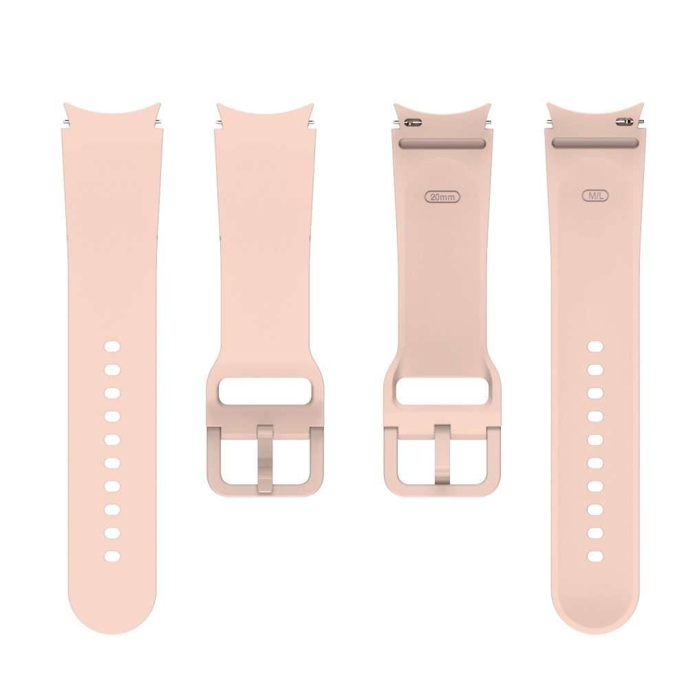Samsung Galaxy Watch 4 (44mm) Ersatz Sport Silikon Armband (Gelenkumfang: 180 - 220mm) - Rosa