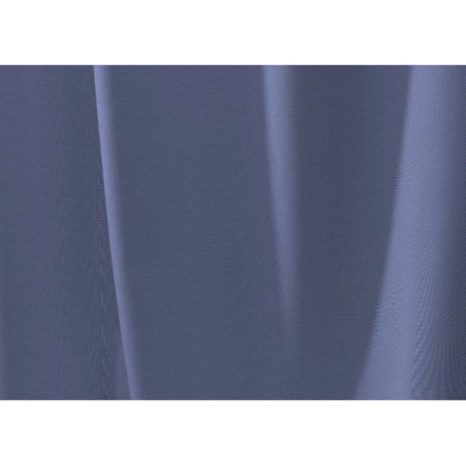 Einzelschal UNI COLLECTION - royalblau - mit Kräuselband - 145x145 cm