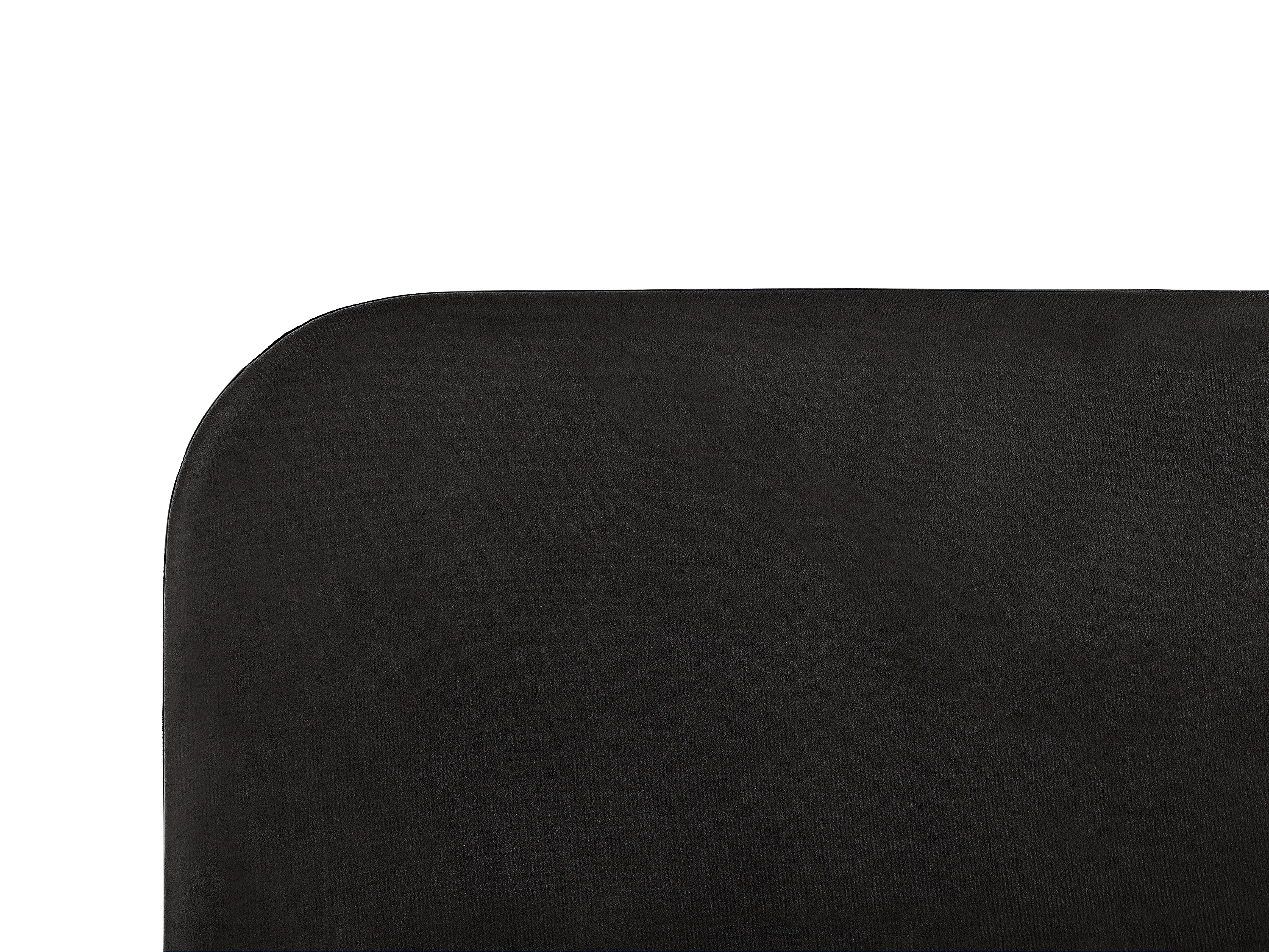 Bed Fluweel FLAYAT 180 x 200 cm Zwart