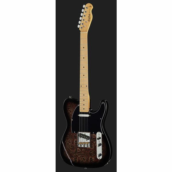 Harley Benton TE-70 Black Paisley