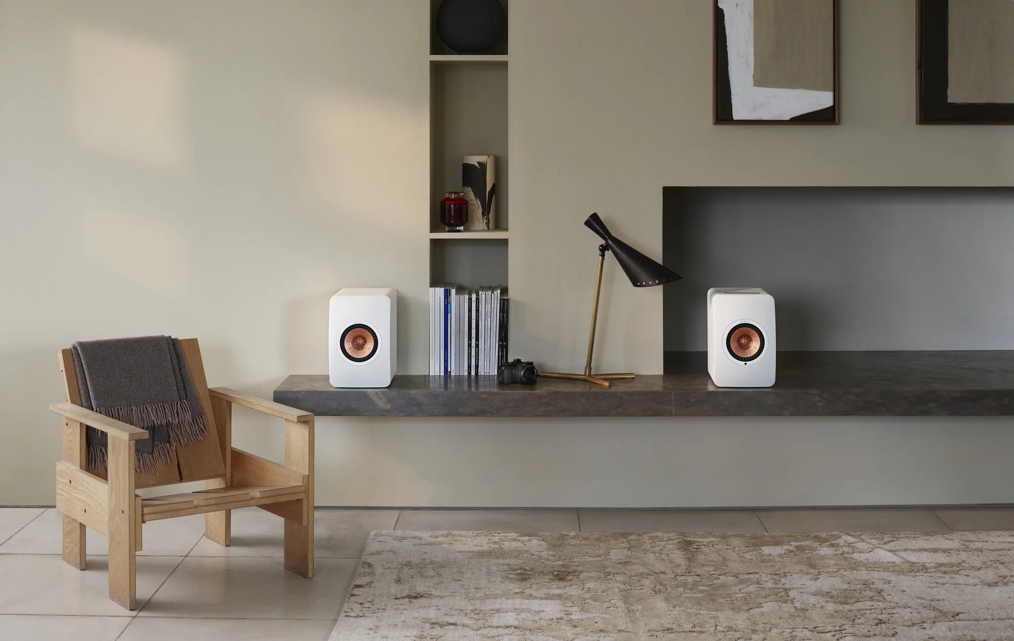 KEF LS50 Wireless 2 Blanc mat Enceintes sans fil hi-fi