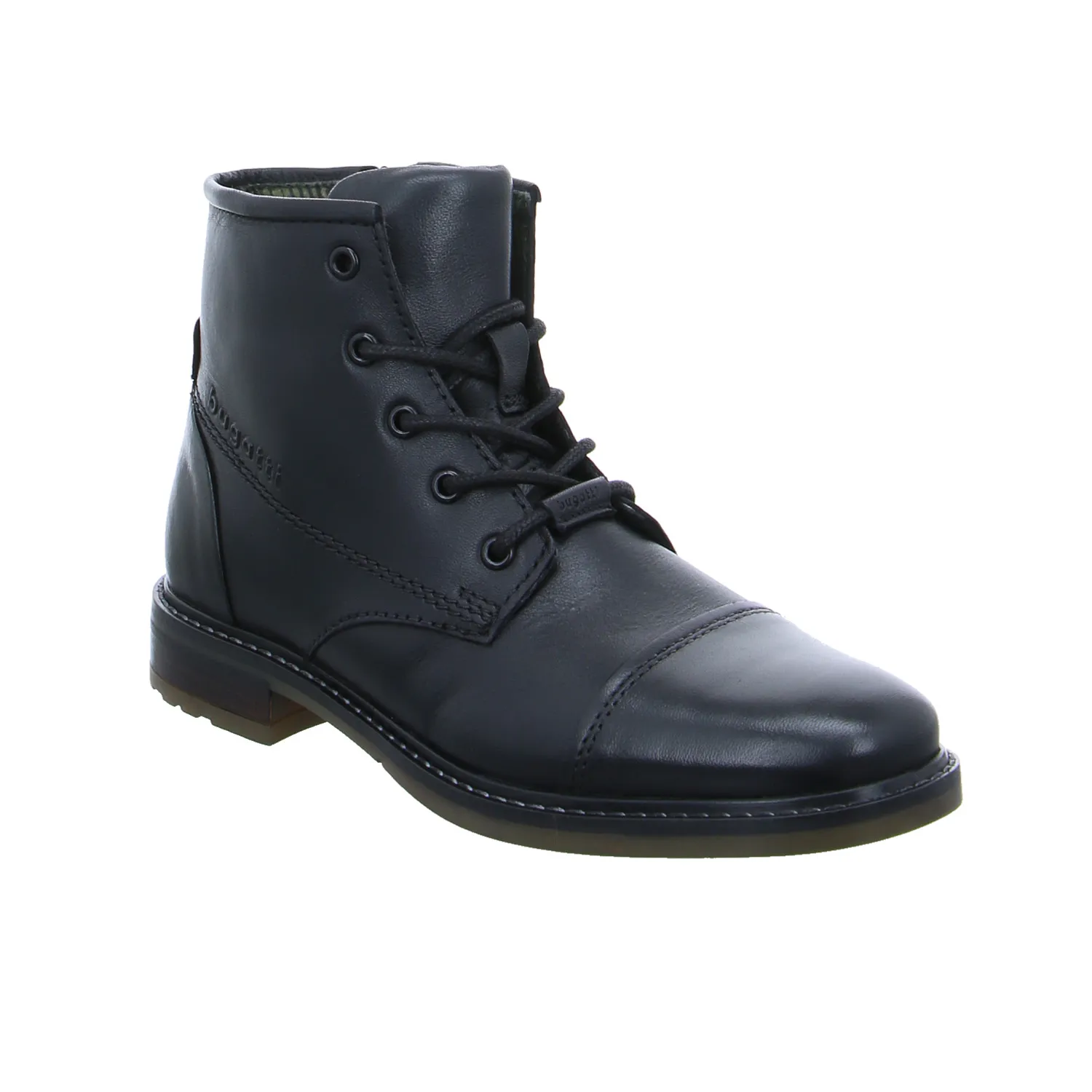 BUGATTI SHOES Winter-Boots Schwarz Leder
