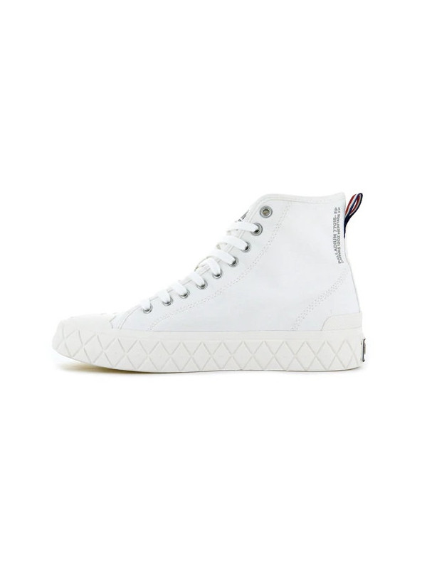 PALLA ACE CANVAS MID Star White - Palladium