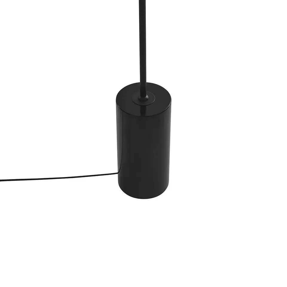 Qazqa vloerlampen rid zwart e27