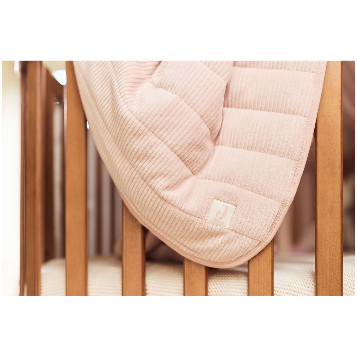 JolleinJollein   Decke Velvet Rib wild rose