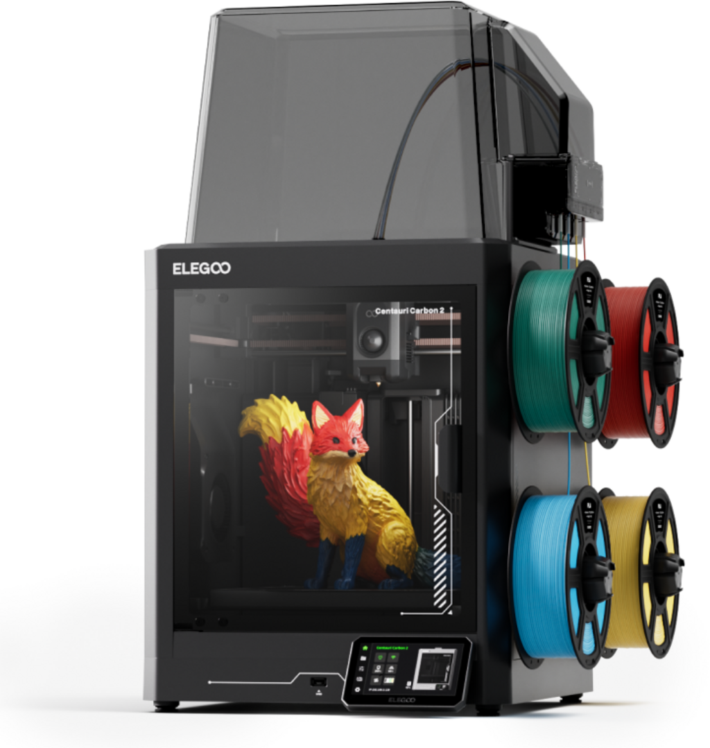 Elegoo  Centauri Carbon 2 Combo    Multicolor-Nachfolger mit smarter Temperaturkontrolle