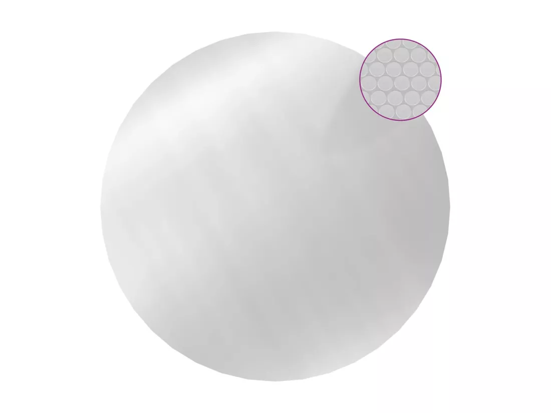 Couverture de piscine Argenté 488 cm PE