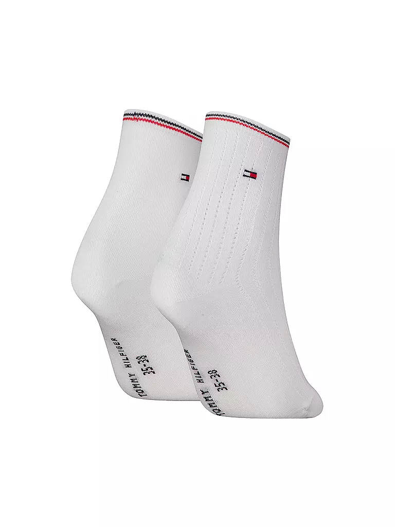 TOMMY HILFIGER Socken 2-er Pkg white weiss
