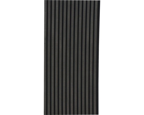 Akoestisch paneel met PES-vilt en MDF-fineer, gerookt eikenhout, 1195 x 572,5 x 19 mm