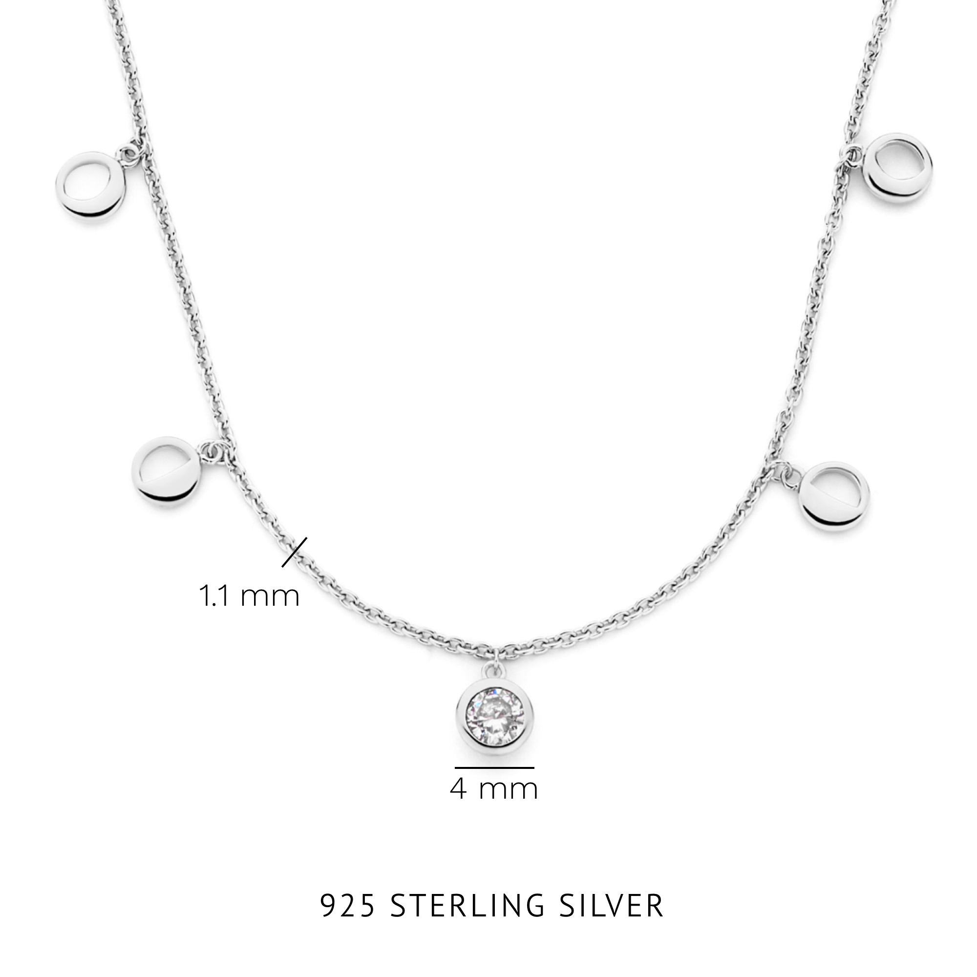 ketting Violet Hamden Violet Hamden Zilver